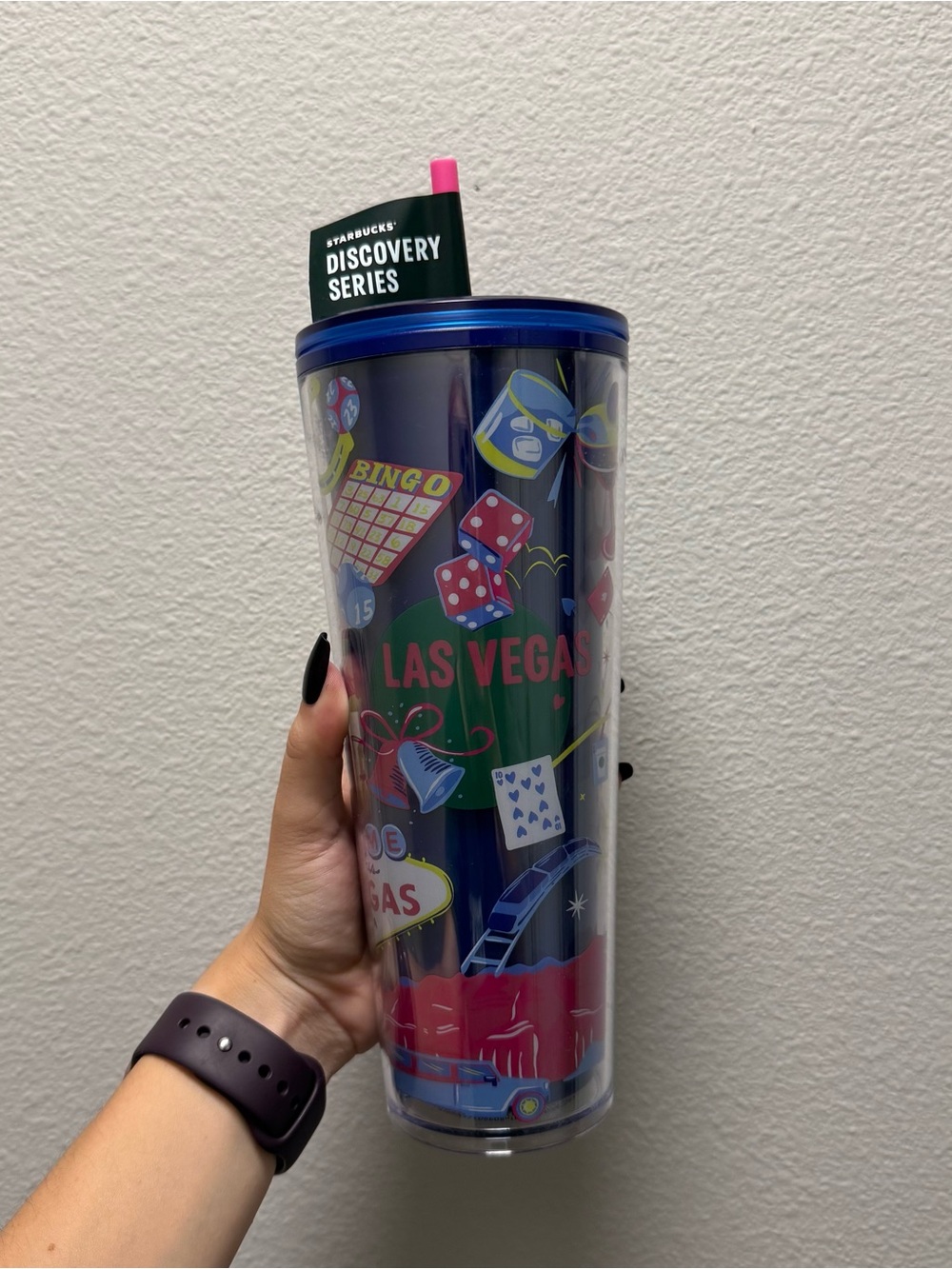 Starbucks Discovery Series Las Vegas Blue Travel Tumbler